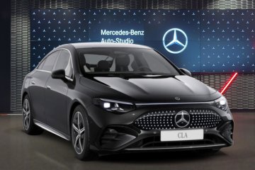 CLA 250+ electric Linia AMG MBUX Superscreen dach panoramiczny
