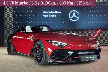 Mercedes-AMG PureSpeed 585KM two-tone Grafit Le Mans Red NOWY