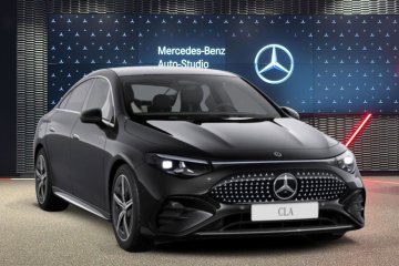 CLA 250+ electric Linia AMG MBUX Superscreen dach panoramiczny
